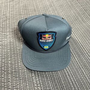 Fasthouse Red Bull Day In The Dirt Snapback Trucker Hat Motocross Grand Prix Cap